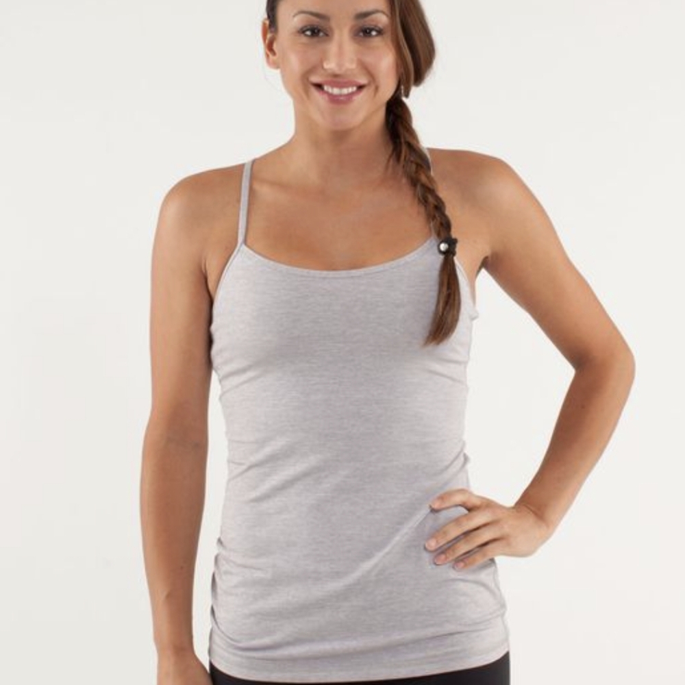 Lululemon power y light grey heathered